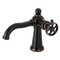 Kingston Brass KS354RKXNB Single-Handle Bathroom Faucet with Push Pop-Up, Naples Bronze KS354RKXNB - alternate 1